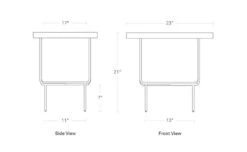Roundhouse Tall Side Table -Form Living Shop roundhouse tall side table blu dot 12