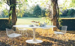 Saarinen Outdoor Oval Dining Table -Form Living Shop saarinen oval outdoor dining table knoll 3