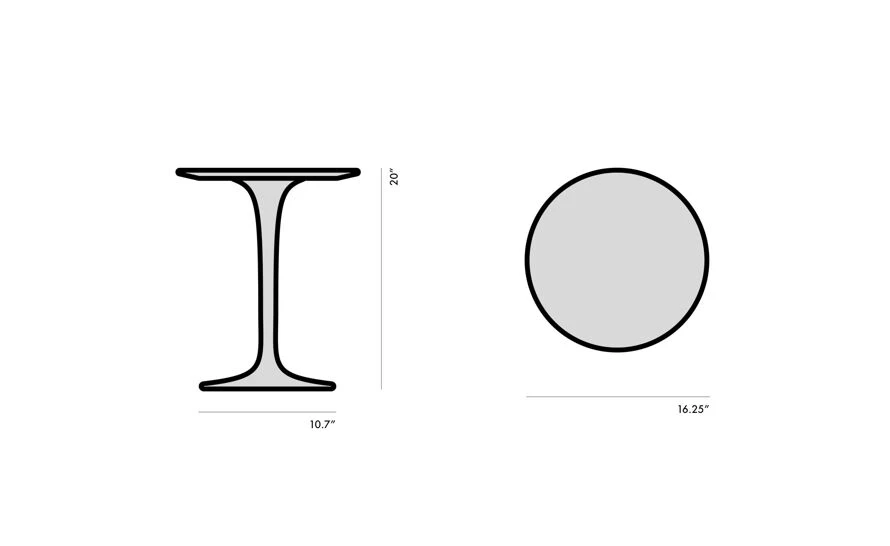 Saarinen Side Table - 16" Round 13 Saarinen Side Table - 16" Round - Image 11