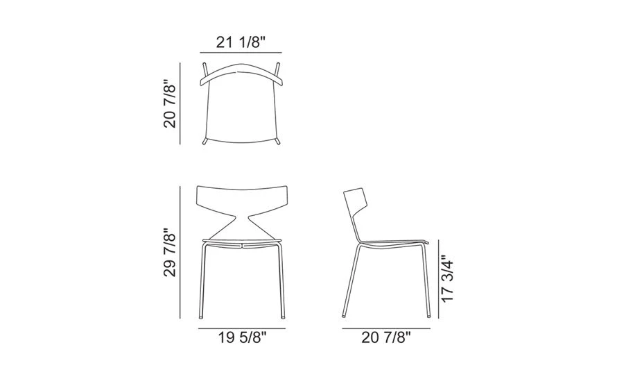 Saya Chair With Metal Legs 9 Saya Chair With Metal Legs - Image 7