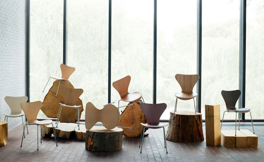 Fritz Hansen Series 7 Side Chair Wood Veneer 11 Fritz Hansen Series 7 Side Chair Wood Veneer - Image 9