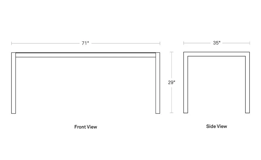 Skiff Rectangular Outdoor Table 12 Skiff Rectangular Outdoor Table - Image 10