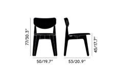 Tom Dixon Slab Side Chair Upholstered -Form Living Shop slab side stacking dining chair upholstered tom dixon b7ff6177fe