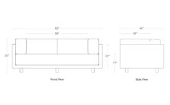 Sunday 82 Inch Sofa -Form Living Shop sunday 82 inch sofa blu dot 16