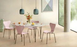 Fritz Hansen Superellipse Span Leg 53.1" Table -Form Living Shop super elliptical span leg 53.1 table fritz hansen fd44ccf77a