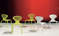 Supernatural Chair With Perforated Back 4 Pack -Form Living Shop supernatural chair perforated back ross lovegrove moroso 5