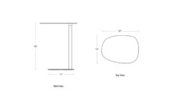 Swole Tall Table -Form Living Shop swole tall table blu dot 57310e3cce