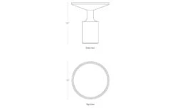 Turn Tall Side Table -Form Living Shop turn tall side table blu dot 4