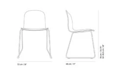 Muuto Visu Chair With Sled Base -Form Living Shop visu chair sled base 2 pack mika tolvanen muuto 7