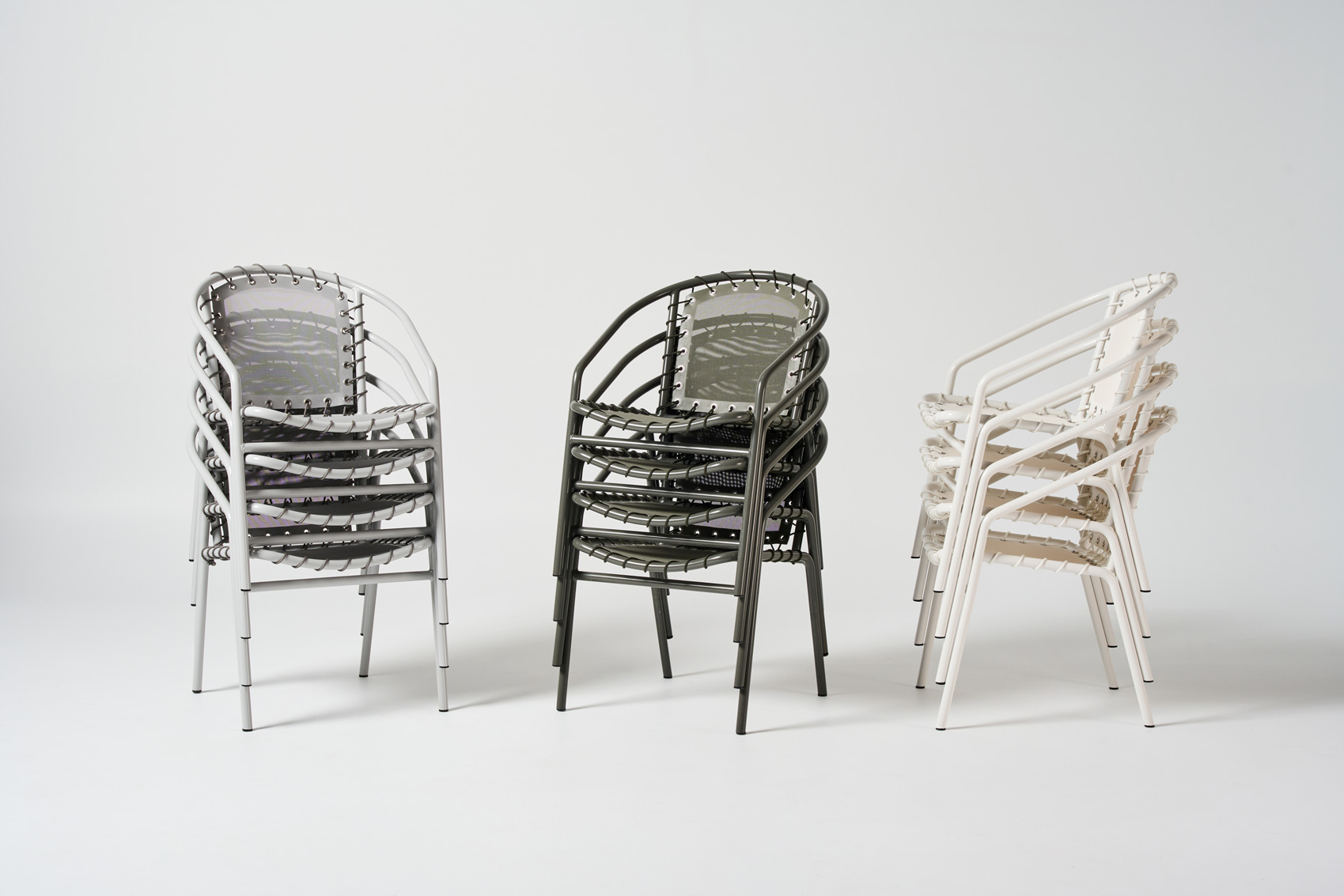 Form Living Shop -Form Living Shop Spring Stacking Chairs Stacked
